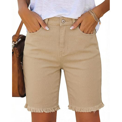Women's Casual Bermuda Shorts – Lightweight, Comfortable & Perfect for Summer