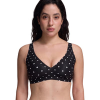 Black polka dot