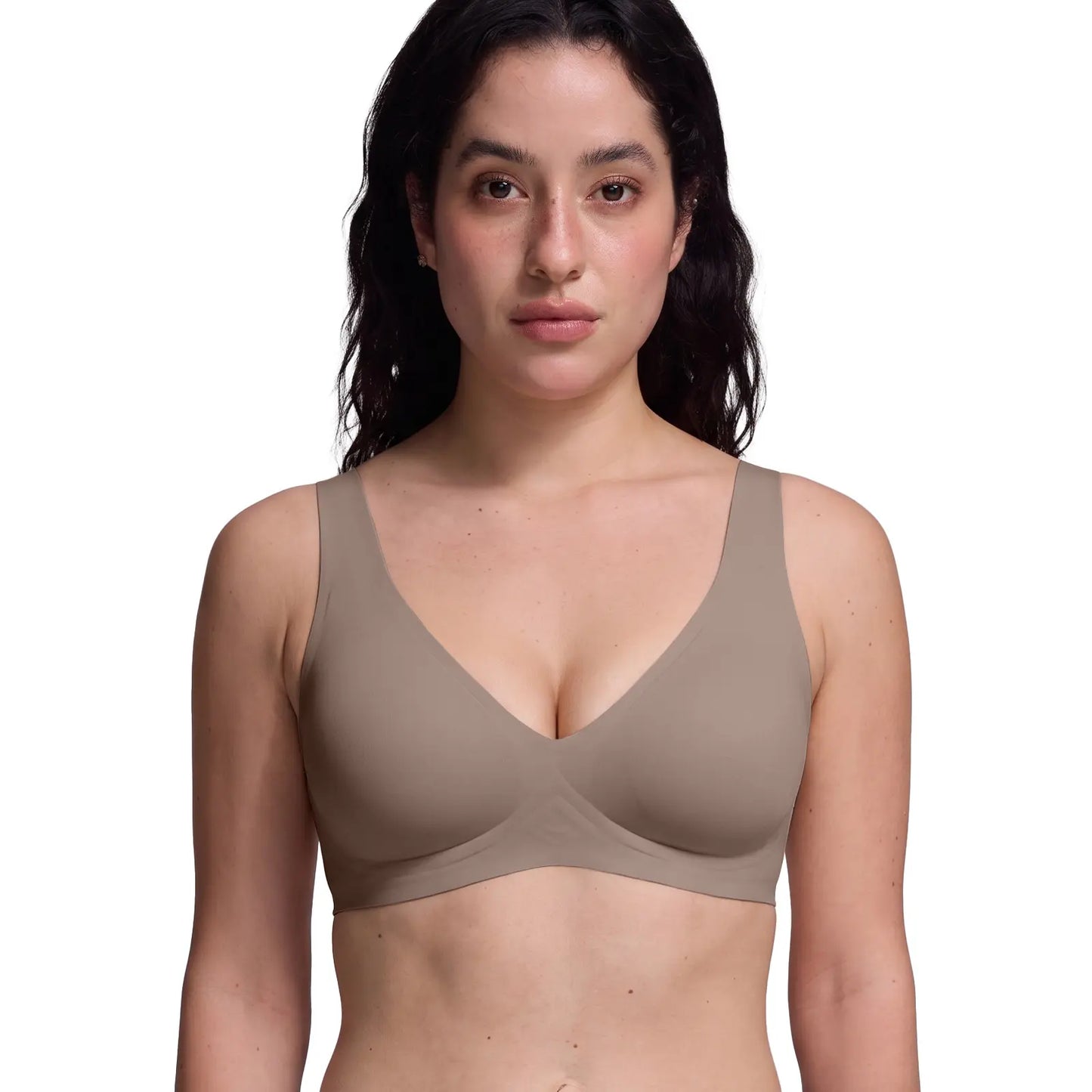 Wireless Womens Comfortable Wireless Bras Push Up Bralettes Seamless Tshirts Bras Deep V Everyday Bras