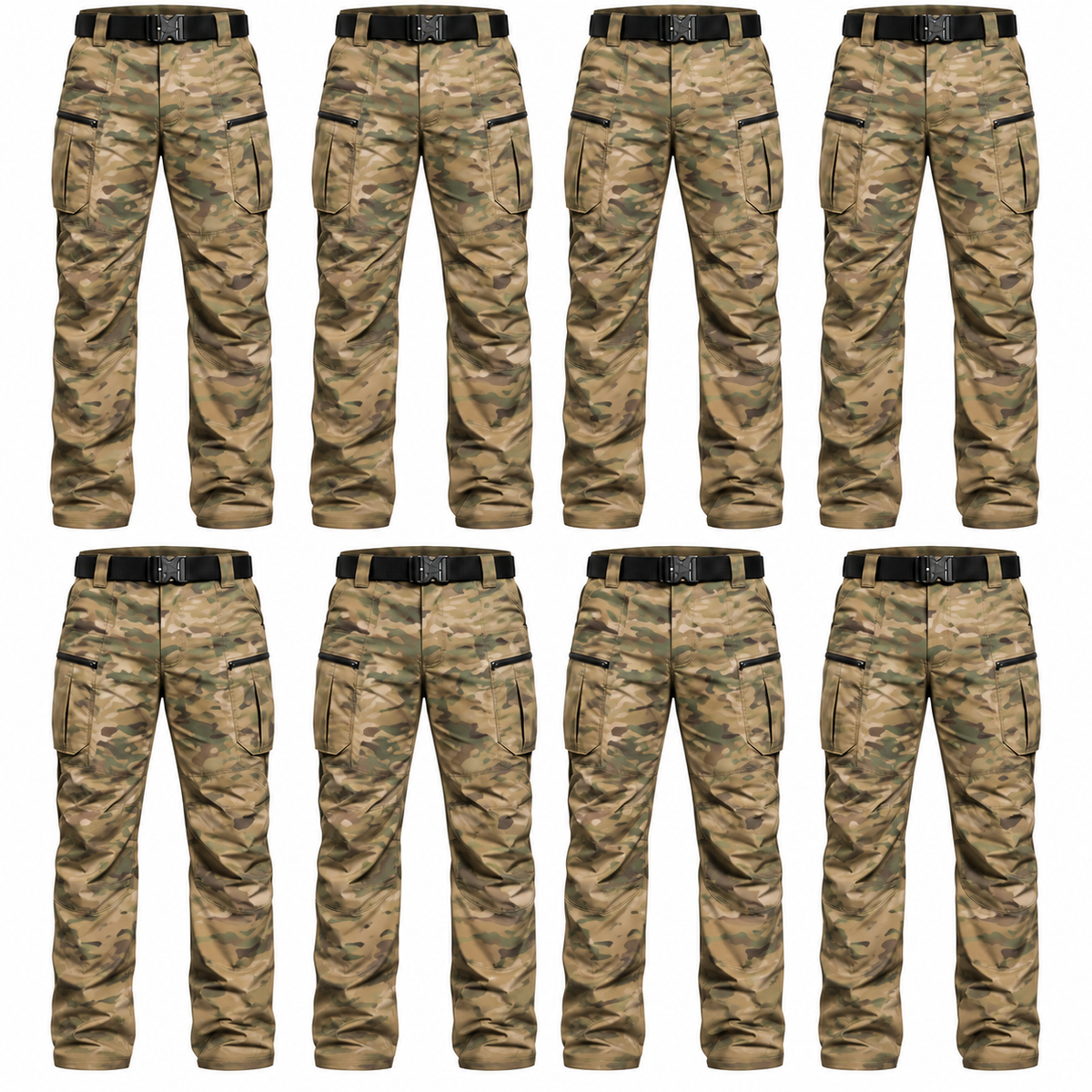 Men's Ripstop Water-Resistant Tactical Cargo Pants