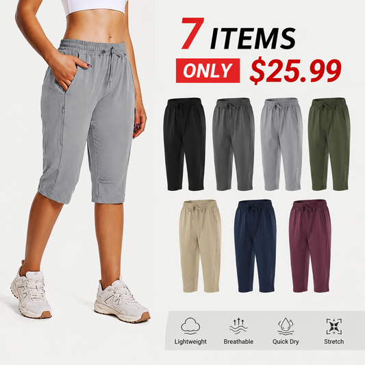 Women's Lightweight Hiking Shorts with Secure Zipper Pockets for Outdoor Adventures