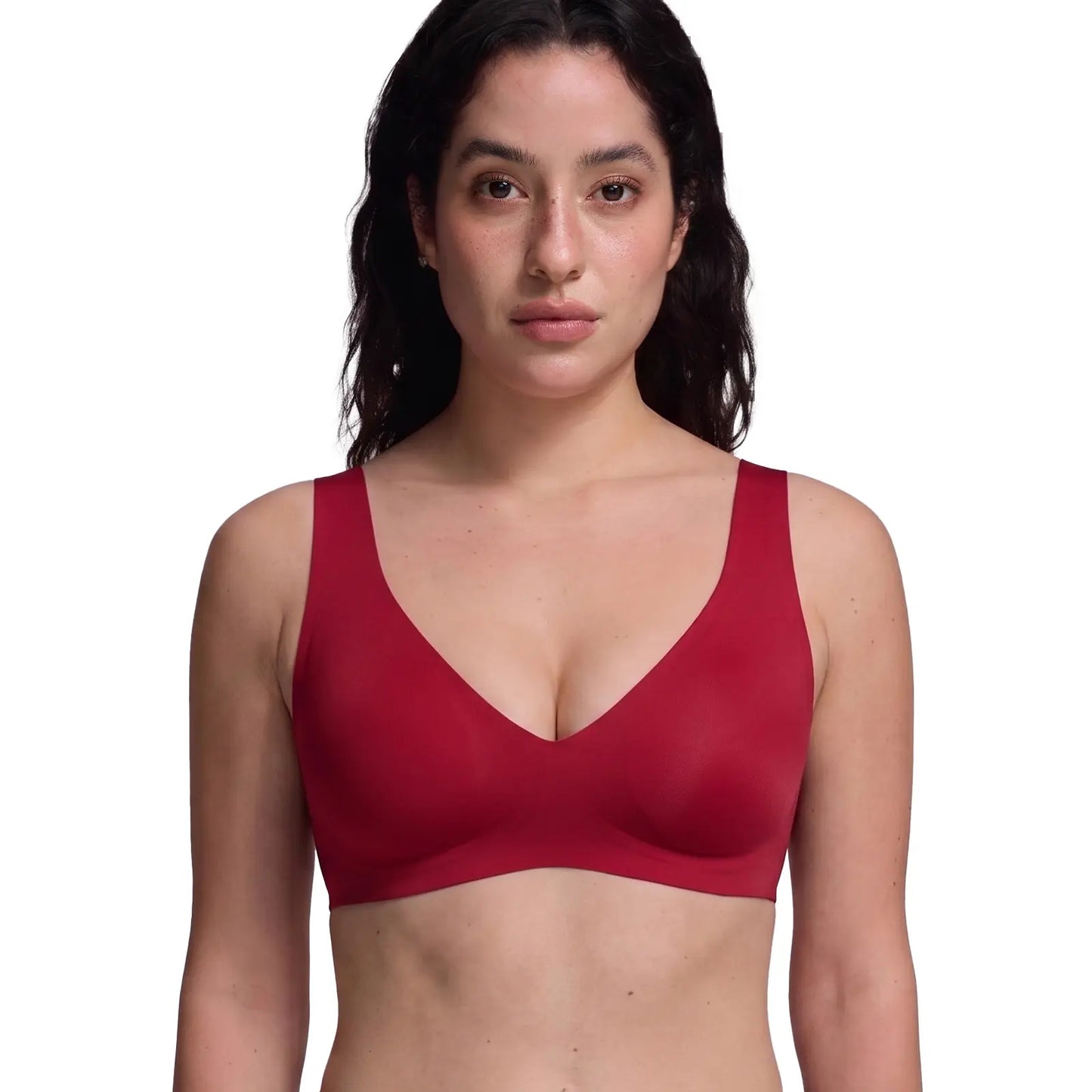 Wireless Womens Comfortable Wireless Bras Push Up Bralettes Seamless Tshirts Bras Deep V Everyday Bras